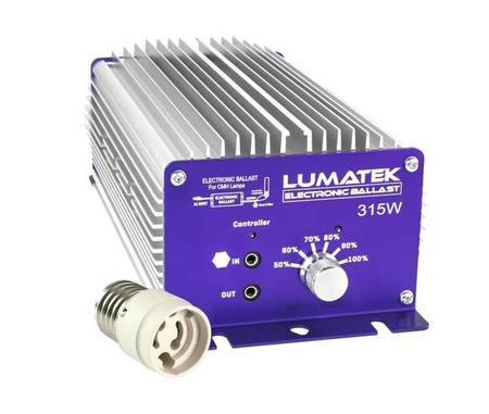 Lumatek 315W CMH controlllable ballast + E40 adapter