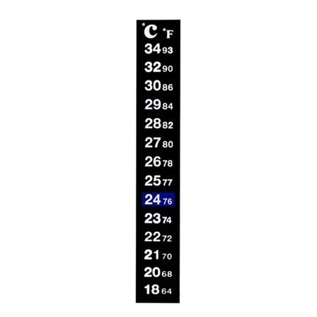 Клейкий ЖК-термометр 18-34°C